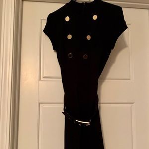 Black and gold Cache dress